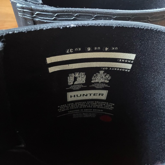 Hunter Women’s Original Rain Boot, black, size 6 - Picture 2 of 8